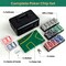 300 Poker Chip Set with Lockable Aluminum Case and Poker Felt Cards Dealer Button